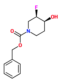 (image for) MCYA2724 (3R,4S)-Benzyl 3-fluoro-4-hydroxypiperidine-1-carboxylate